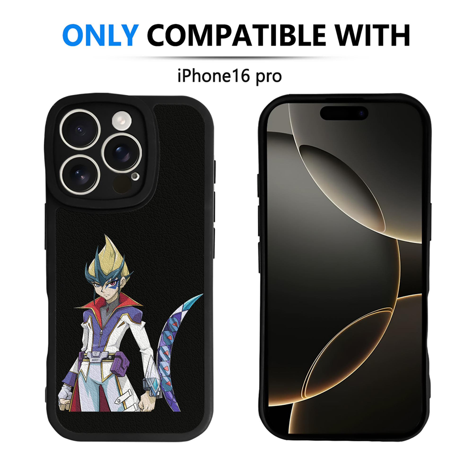遊☆戯☆王 Yu-Gi-Oh! 【iPhone 16シリーズ対応】シリコンスマホケース（レザー調） 材質：シリコン